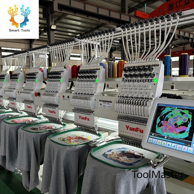 Embroidery Machine - [2026] YUNFU Szybka 6-głowicowa maszyna do