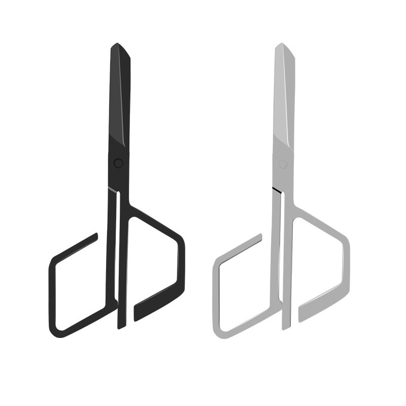 Embroidery Scissors Small - 1 szt. Czarne srebrne nieregularne nożyczki