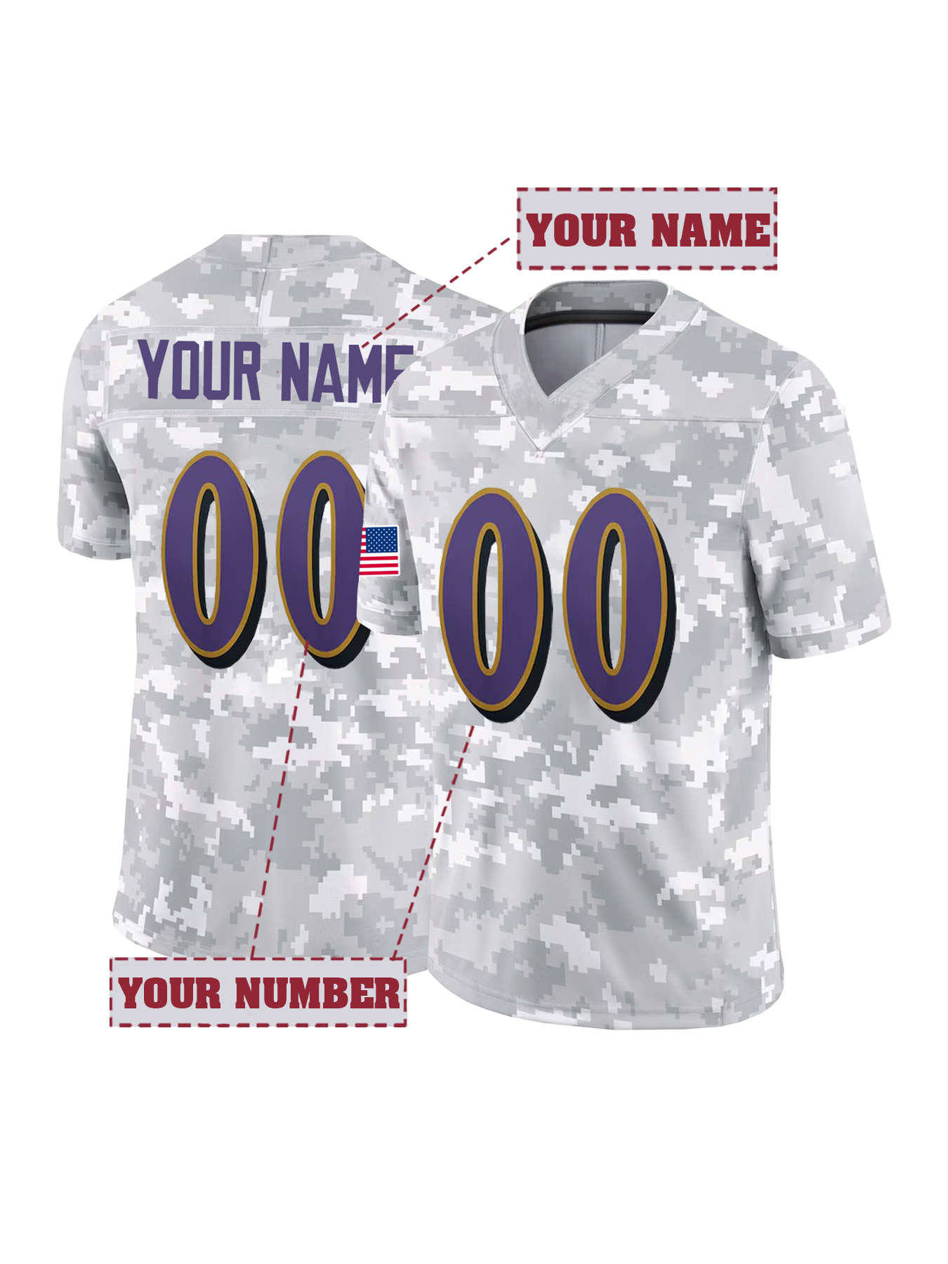 Embroidery Name Designs - Spersonalizowany projekt z imieniem i numerem,