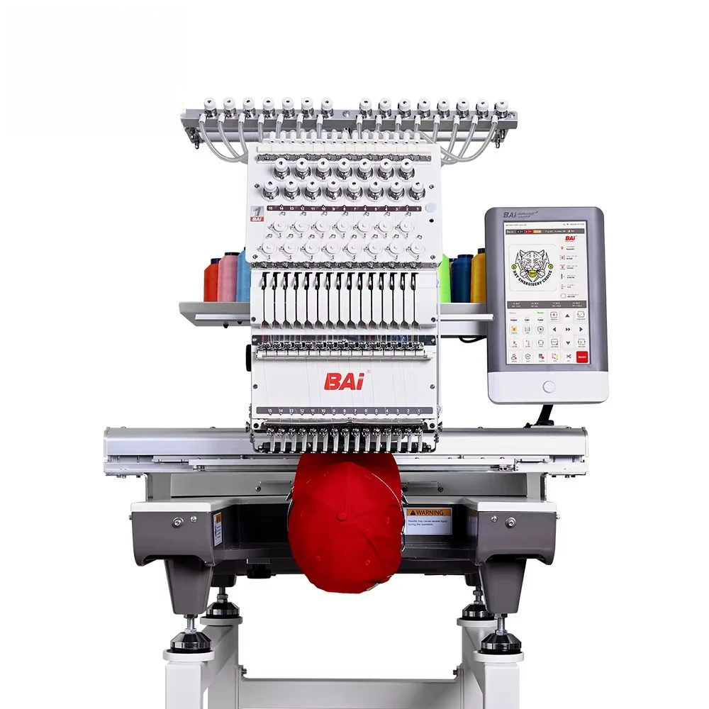 Embroidery Machine - Szybka jednogłowicowa 15-igłowa maszyna do haftowania