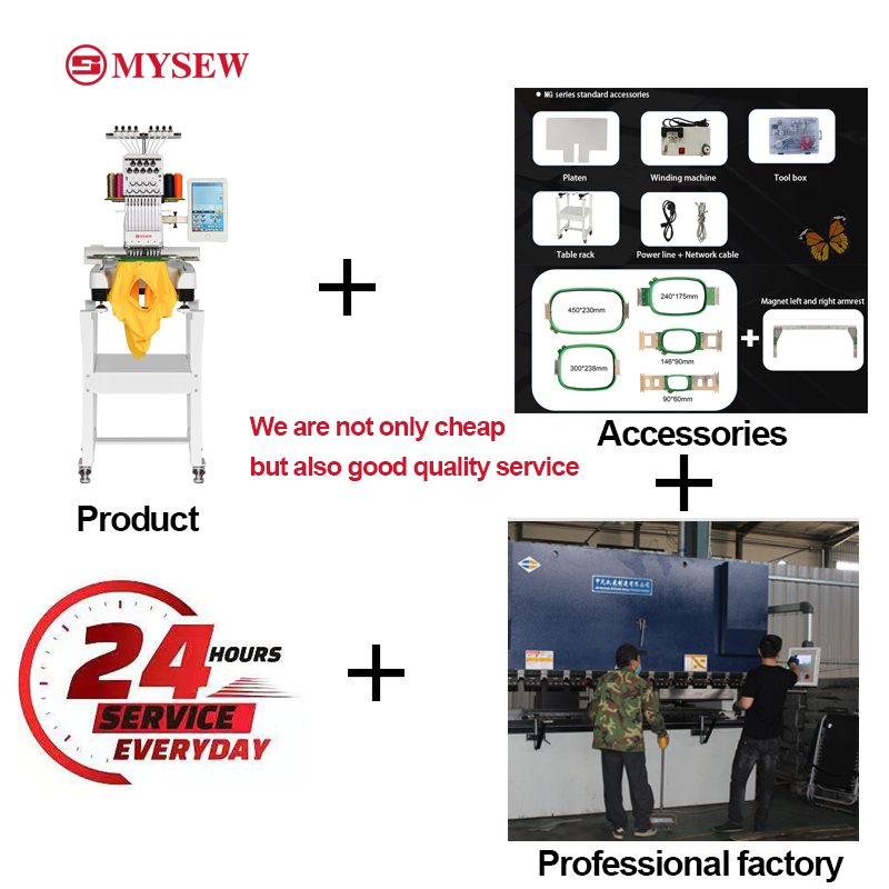 MYSEW MFS800 Jednogłowicowa 9- – Embroidery Machine recenzja i cena