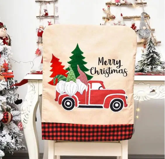 4/6/8szt Świąteczny pokrowiec  – Embroidery Xmas Decorations recenzja i cena