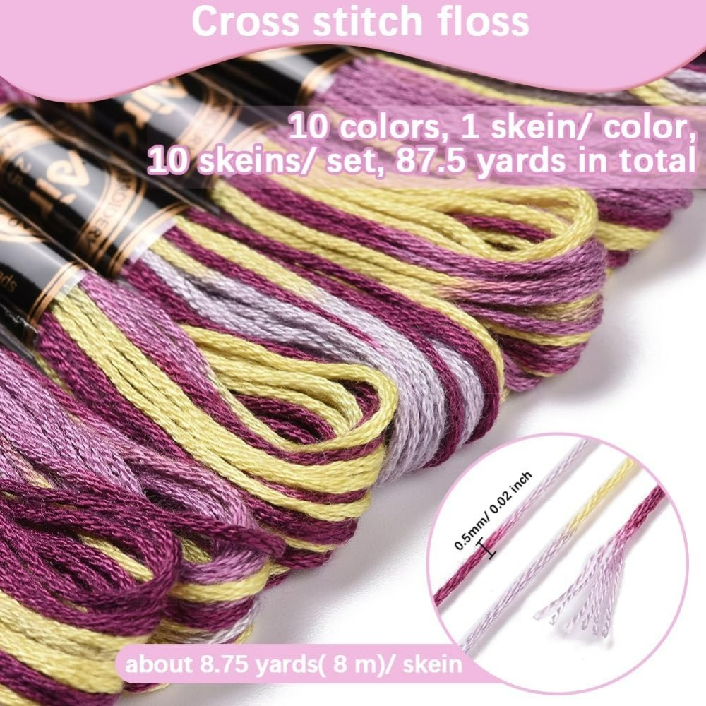 6 nici fioletowa różnokolorowa – Embroidery Computer recenzja i cena