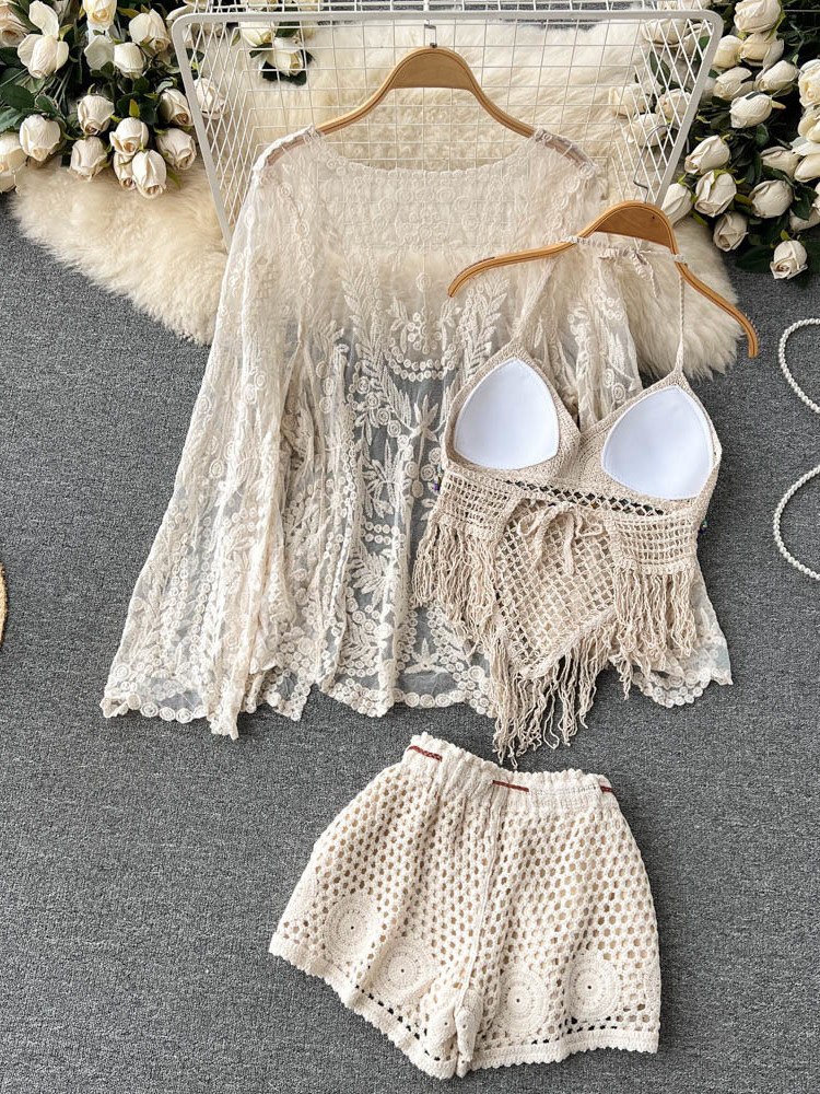 Letni Nowy Zestaw Wakacyjny Da – Embroidery Cardigan recenzja i cena