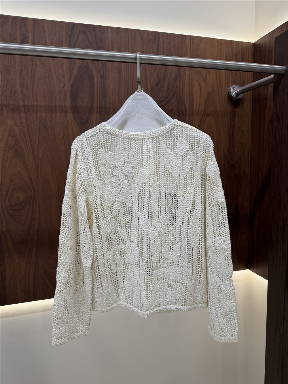 Damski ażurowy haftowany kompl – Embroidery Cardigan recenzja i cena