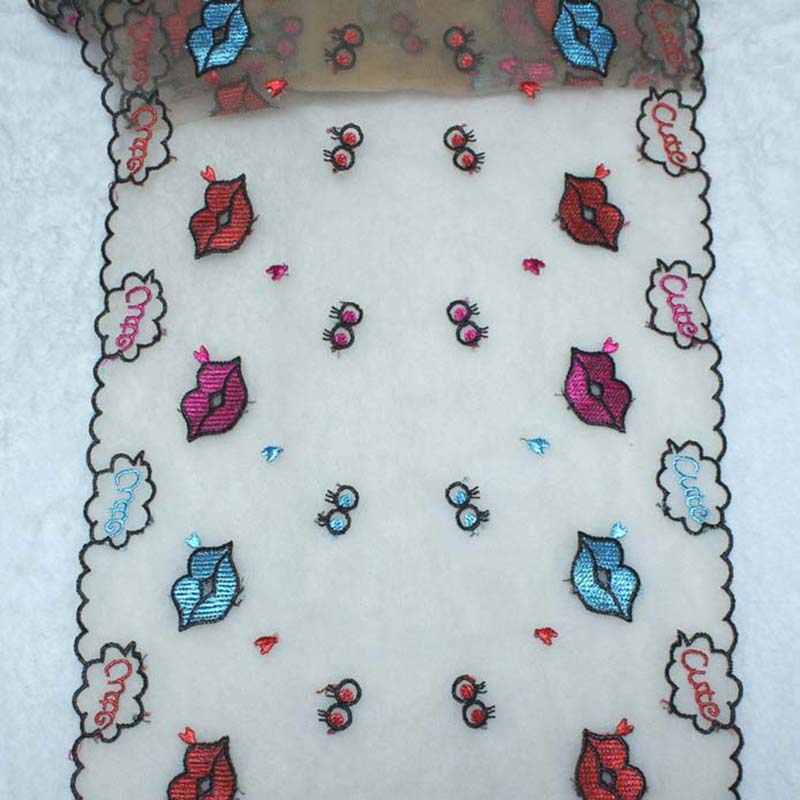 20 jardów dwukolorowej koronki – Embroidery Lips recenzja i cena