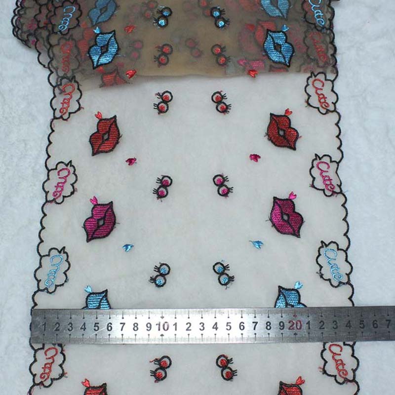 20 jardów dwukolorowej koronki – Embroidery Lips recenzja i cena