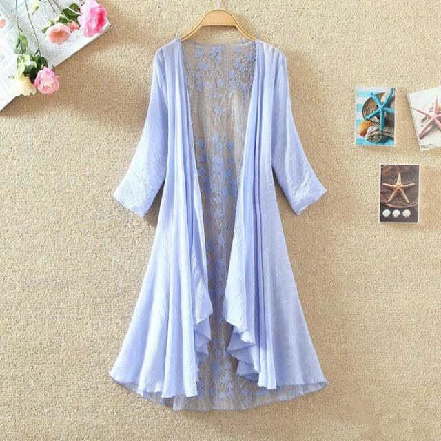Kardigan damski w stylu boho n – Embroidery Cardigan recenzja i cena