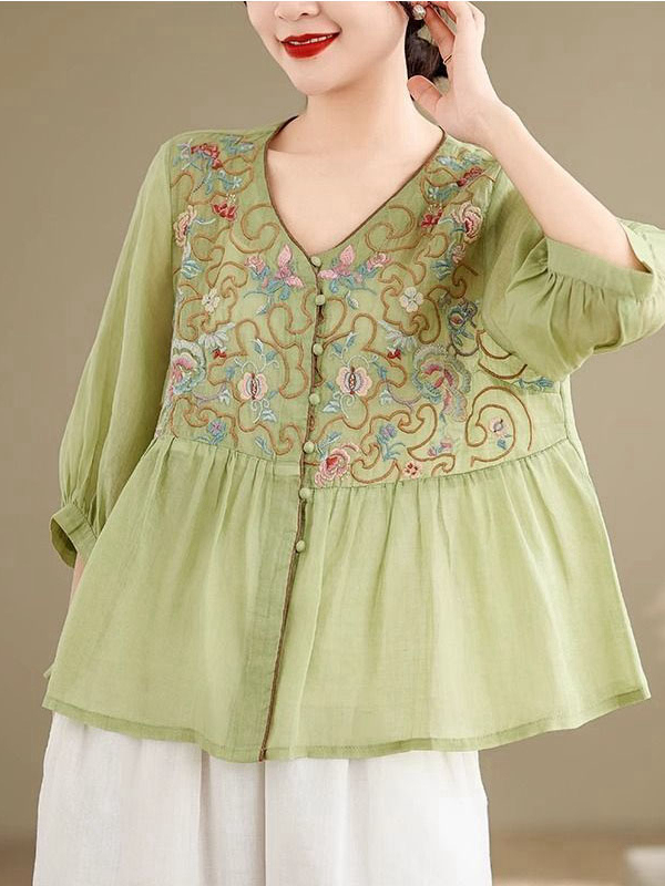 Letnia nowa, bogato haftowana, – Embroidery Cardigan recenzja i cena