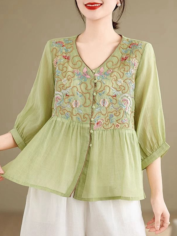 Letnia nowa, bogato haftowana, – Embroidery Cardigan recenzja i cena