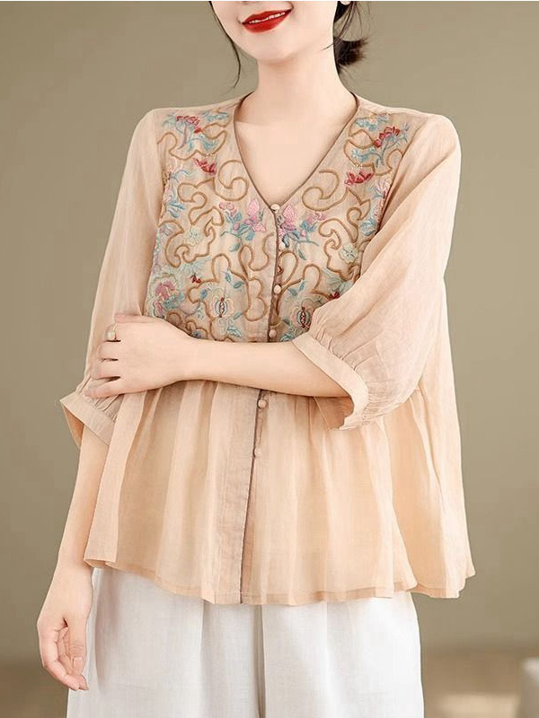 Letnia nowa, bogato haftowana, – Embroidery Cardigan recenzja i cena