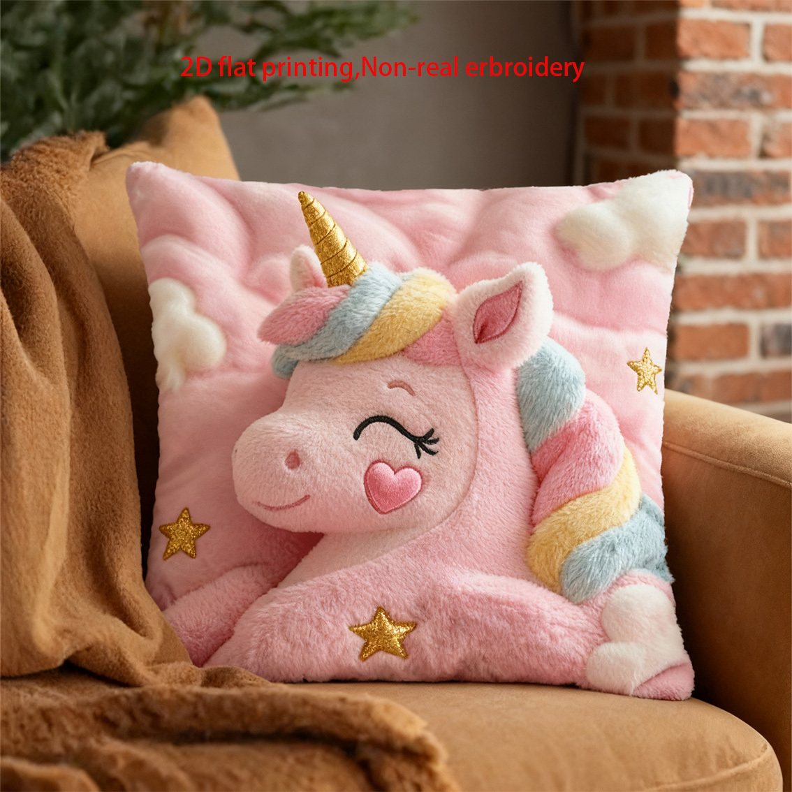 Poszewki na poduszki VIKAMA z  – Embroidery Unicorn recenzja i cena