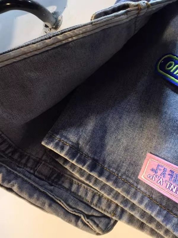 Dżinsowe szorty damskie z wyso – Embroidery Logo recenzja i cena