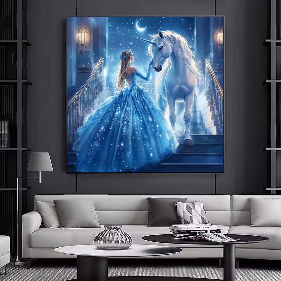 Diamentowe Malowanie 5D Dziewc – Embroidery Unicorn recenzja i cena