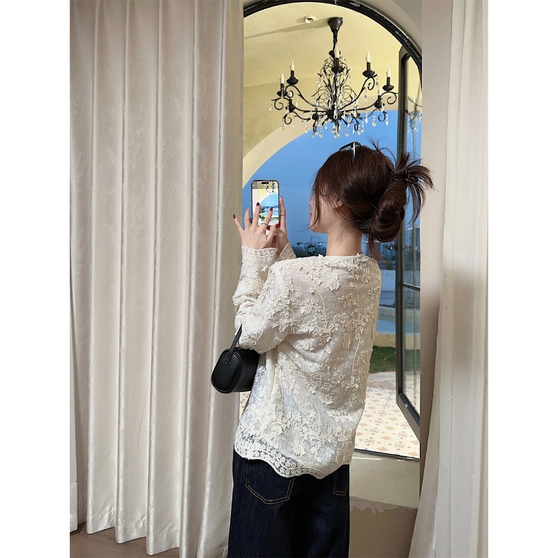 Koszula z haftowaną, trójwymia – Embroidery Cardigan recenzja i cena