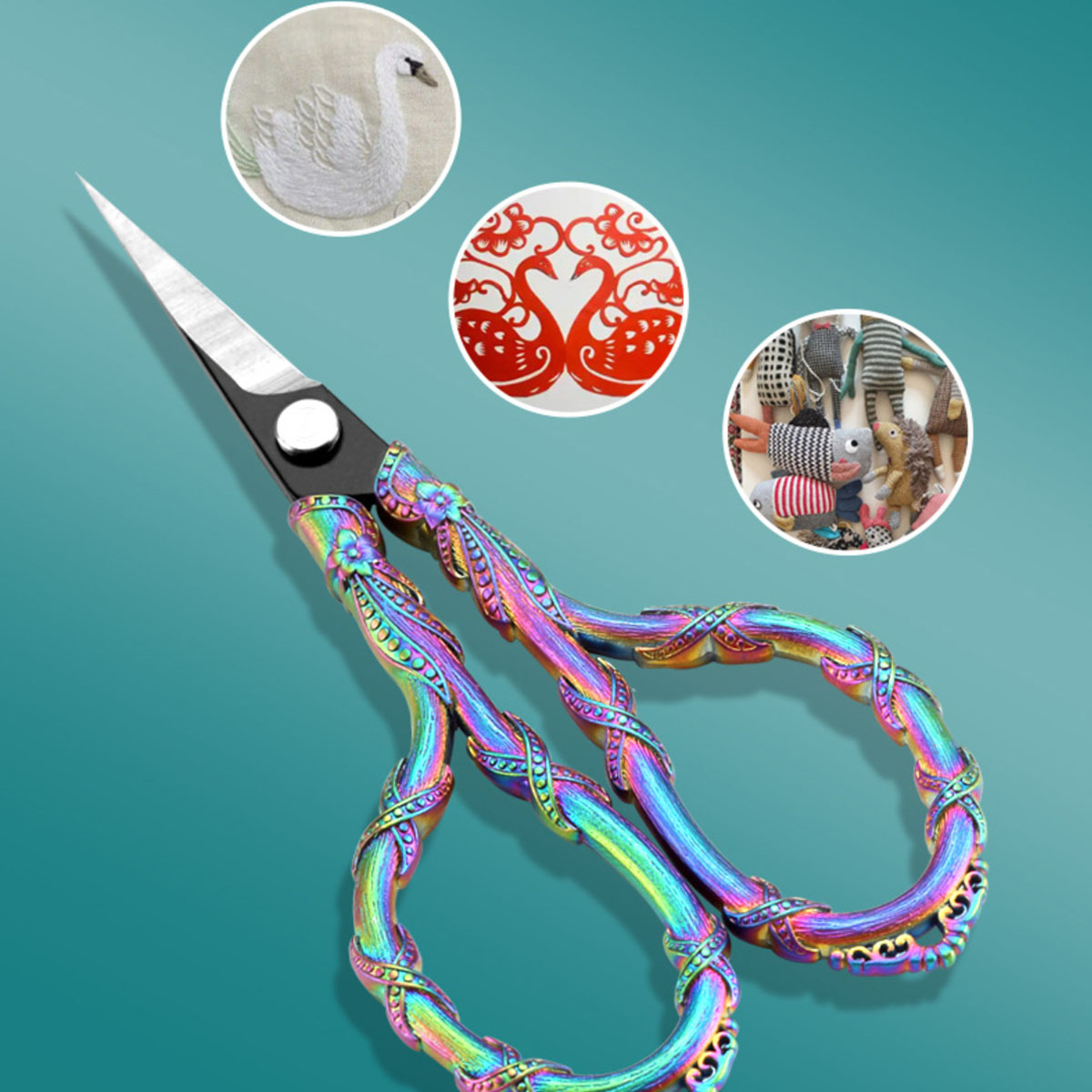 Nowe Nożyczki Vintage Winorośl – Embroidery Scissors Small recenzja i cena