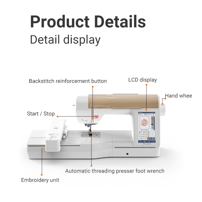 Łatwa w użyciu komputerowa mas – Embroidery Machine recenzja i cena