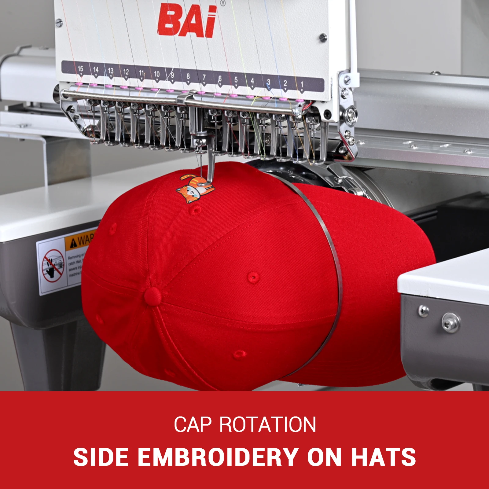 Szybka jednogłowicowa 15-igłow – Embroidery Machine recenzja i cena